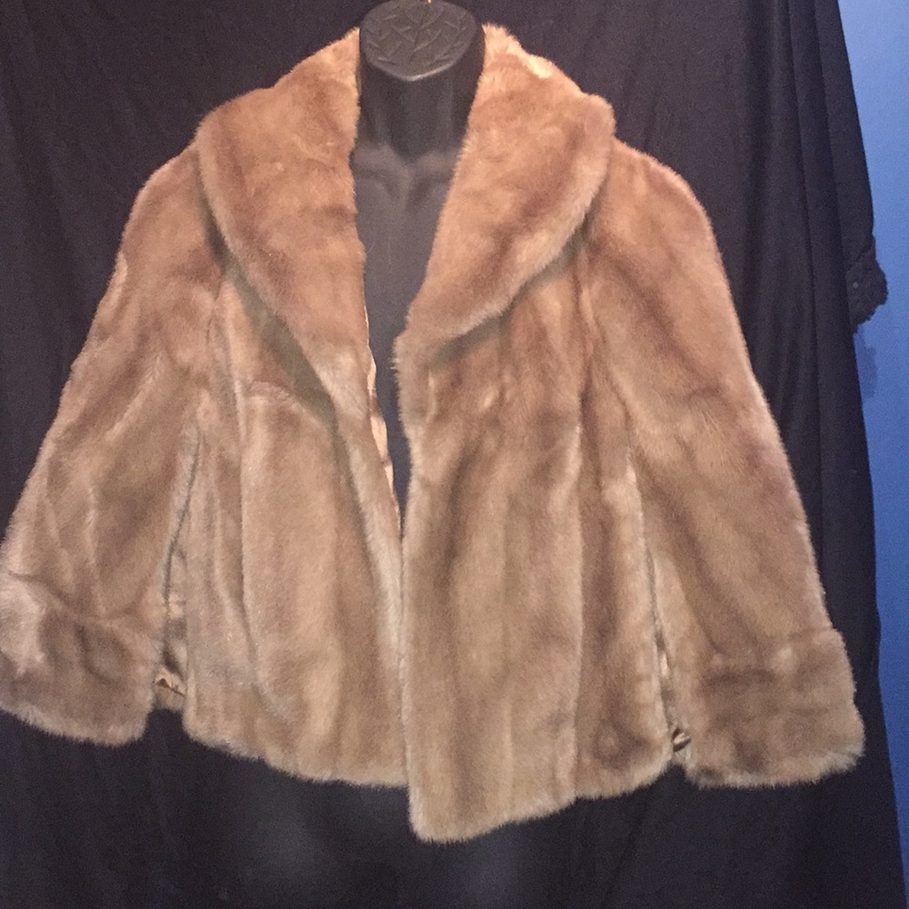 Vintage Faux Fur Cape (stole)